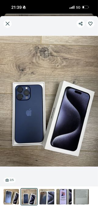 Iphone 15 Pro Max 256GB BLUE TITANIUM