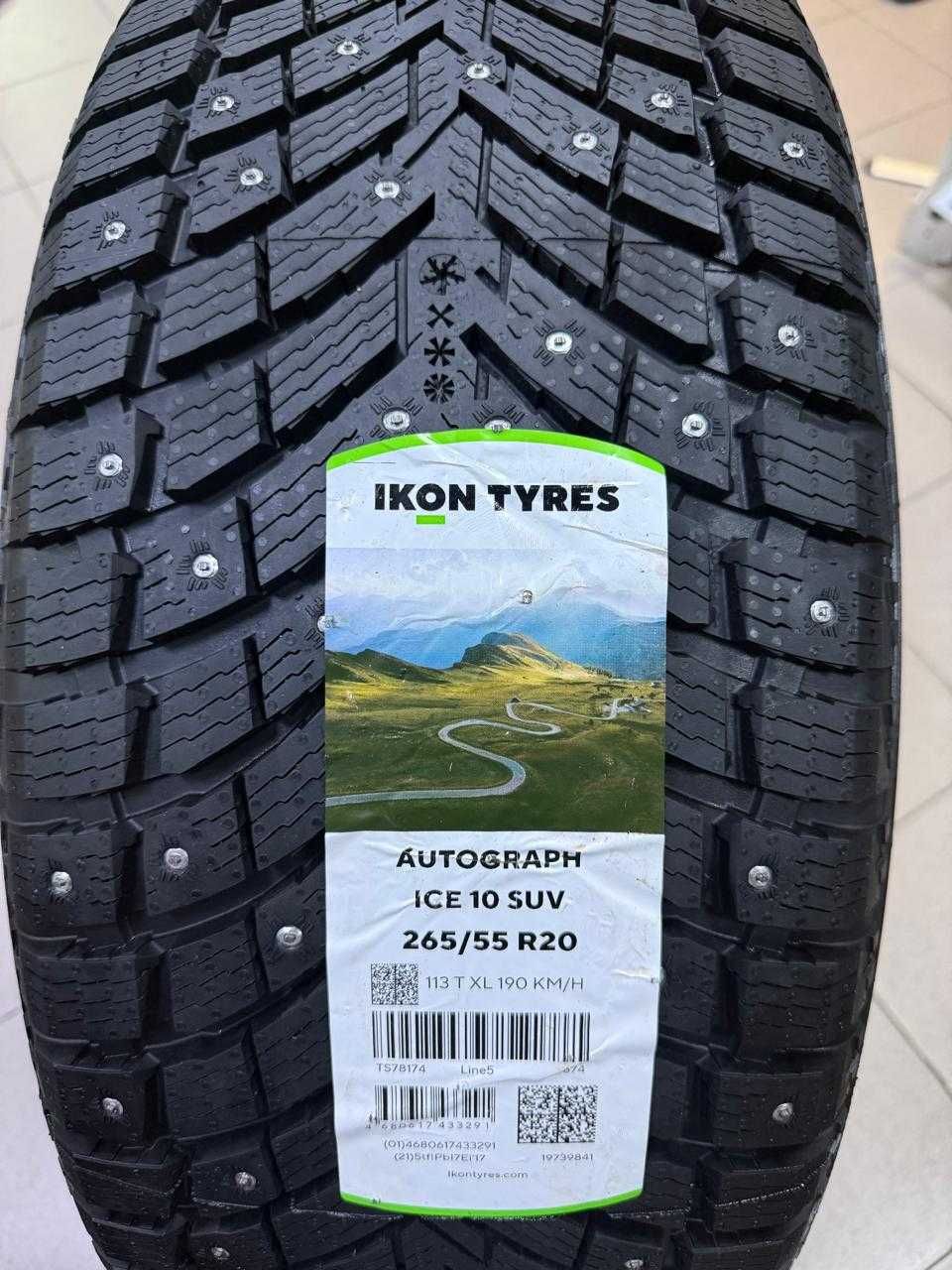 265 55 R20 зимние шины ikon Autograph ice 10 бывший Nokian hakka 10