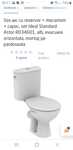Vând vas wc cu bazin ceramic ,plus capac .Totul este sigilat .