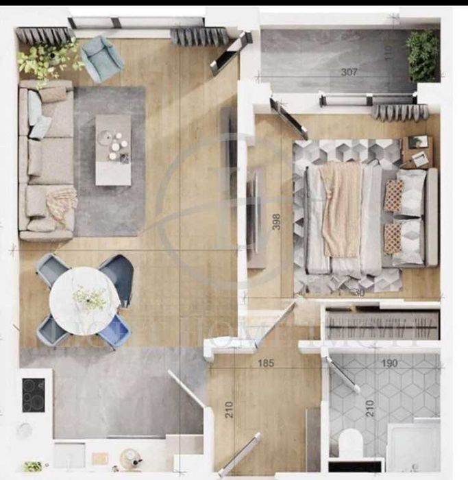 Продава се Двустаен апартамент в Пловдив, Тракия - 65 кв.м за 1339 €/кв.м - Снимка #7