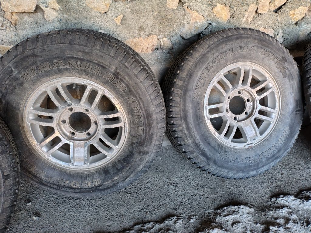 Jante offroad R16 P265/75R16 cauciucuri Goodyear Wrangler