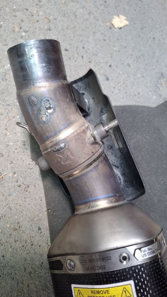 Akrapovic Slip-On Exhaust Kawasaki ZX6R / ZX636