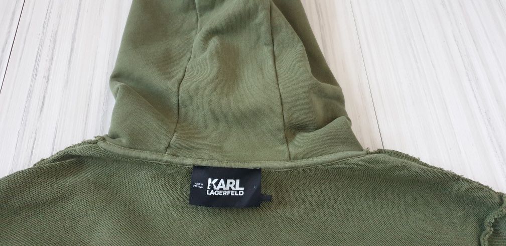 Karl Lagerfeld Print Hoodie Mens Size L ОРИГИНАЛ! Мъжки Суитчър!