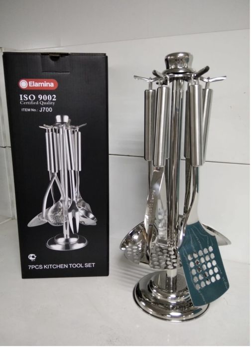 Набор кухонных инструментов Elamina нержавеющая сталь, 6