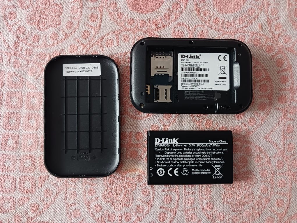 Router 4G Portabil D-Link cu SIM Hotspot WiFi Modem Internet