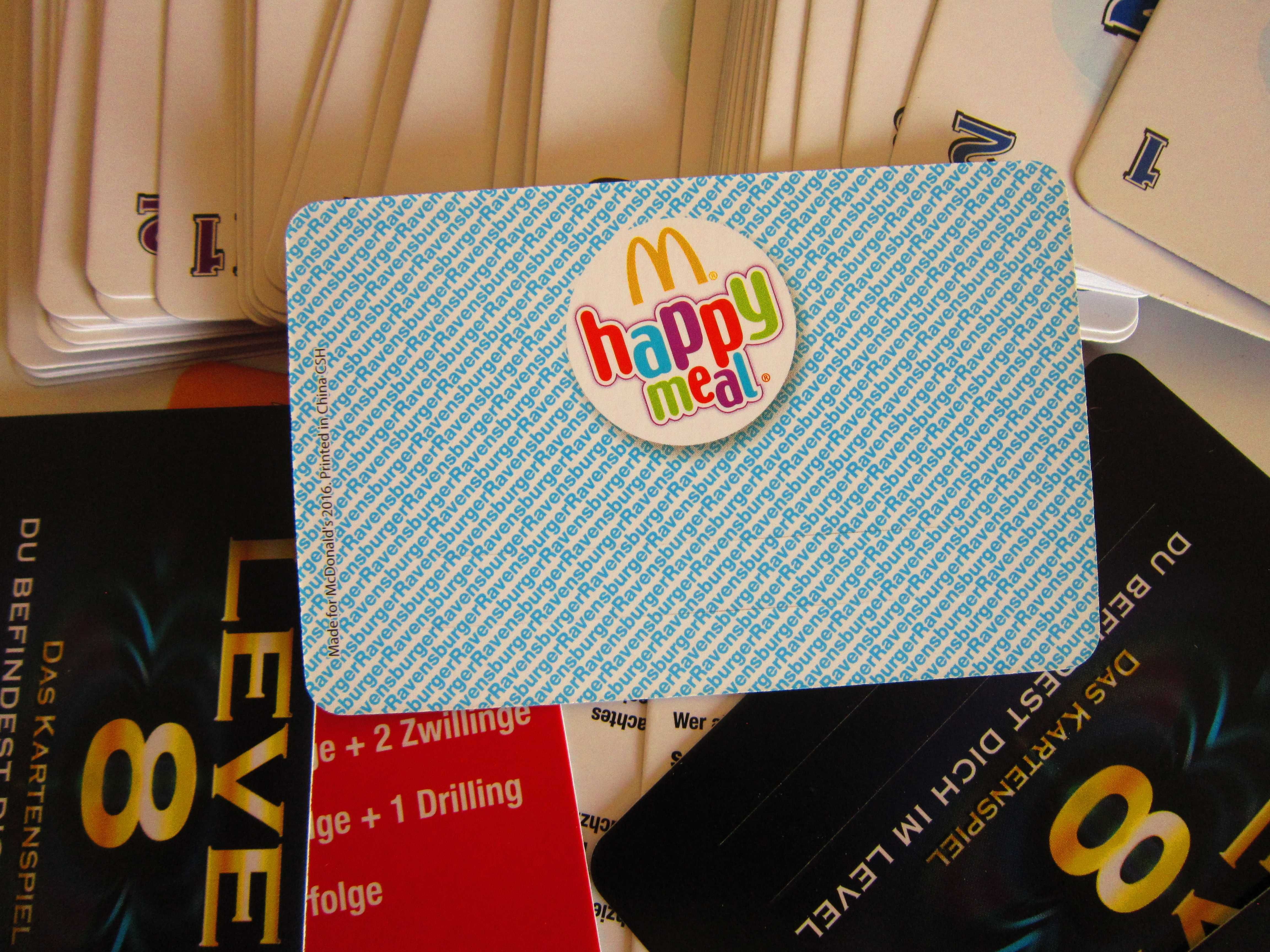 Joc de cărți McDonald's Happy Meal Edition Ravensburger Level 8