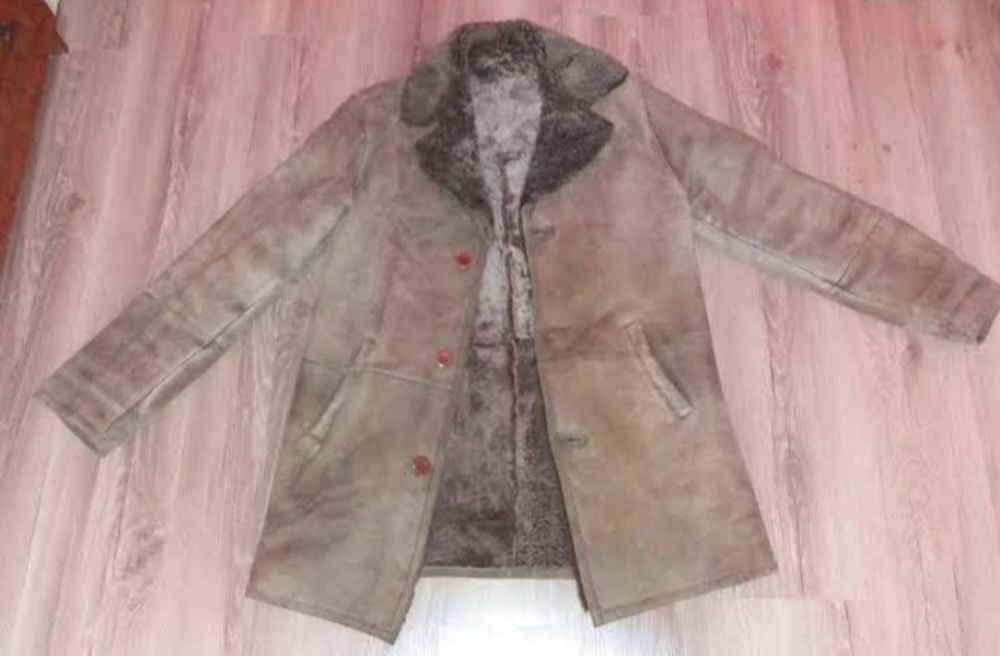 Теплая дублёнка Натуралка