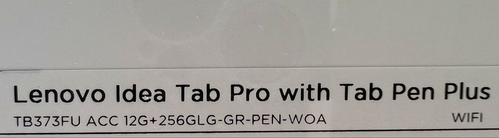 НОВ! Таблет Lenovo Idea Tab Pro 12.7" 3K 256GB 12RAM писалка и калъф
