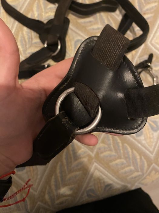 Pressan in 5 pctr, capastru de piele , fruntar de piele