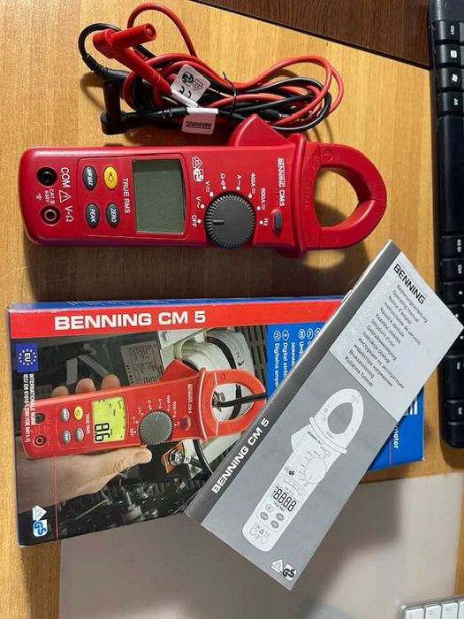 AC/DC амперклещи Benning CM 5