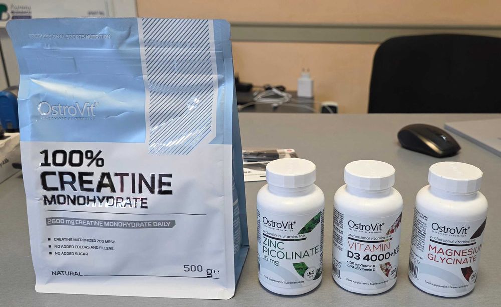 Креатин, Магнезий, Цинк