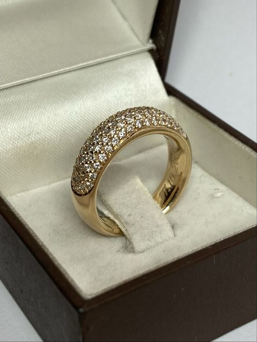 Inel aur 18kt.cu diamante 0.80ct