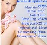Servicii de epilare corporală. Exclusiv pentru femei!