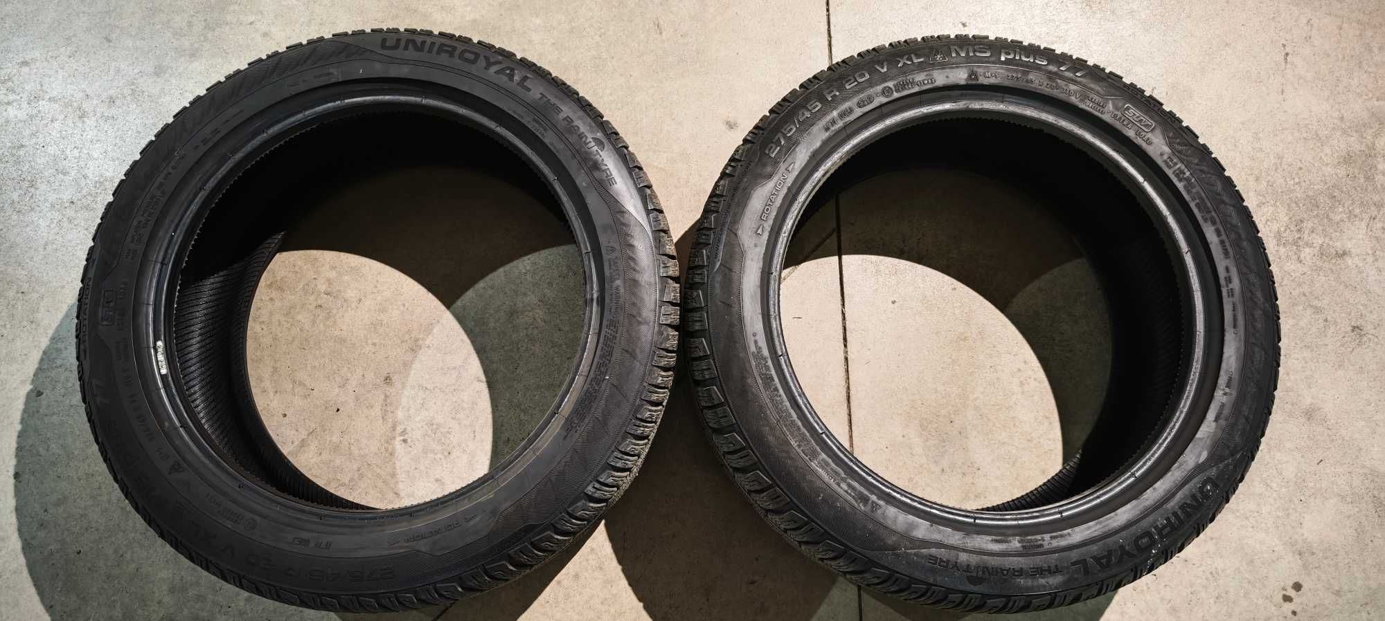 Продавам гуми 2х 20" Uniroyal MS plus 77
