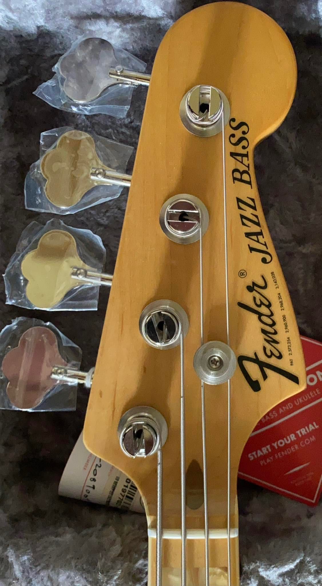 - American Fender Jazz Bass Geddy Lee Original , absolut  Nou.