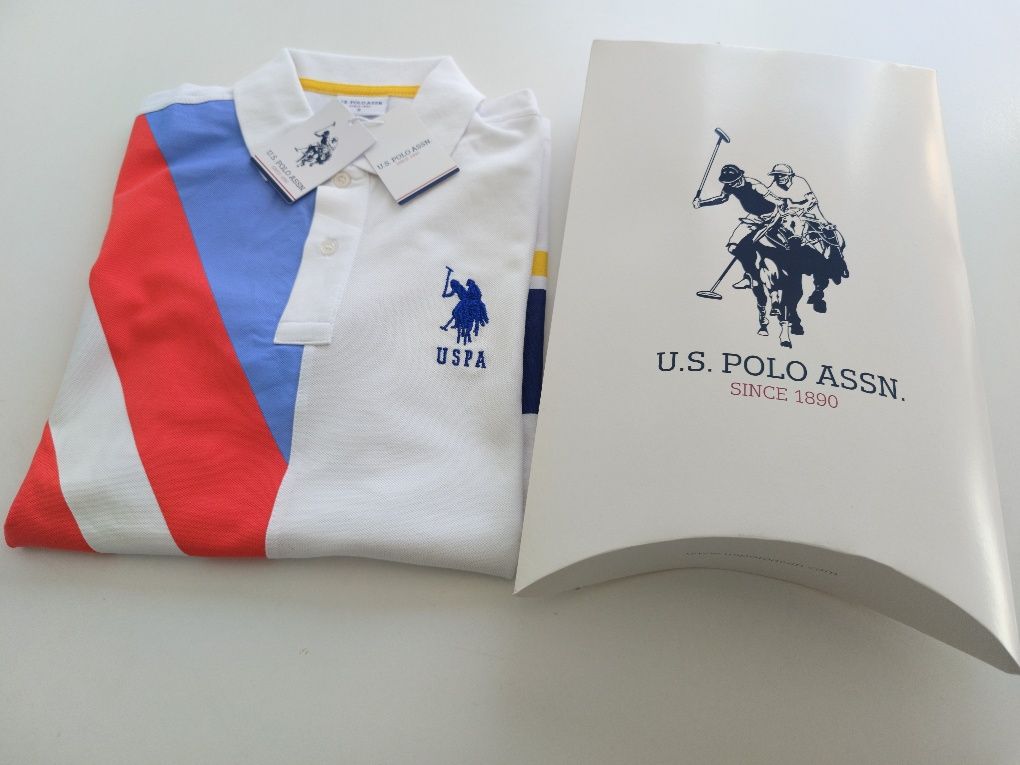 U.S Polo Assn. S,M,L,Оригинални мъжки тениски