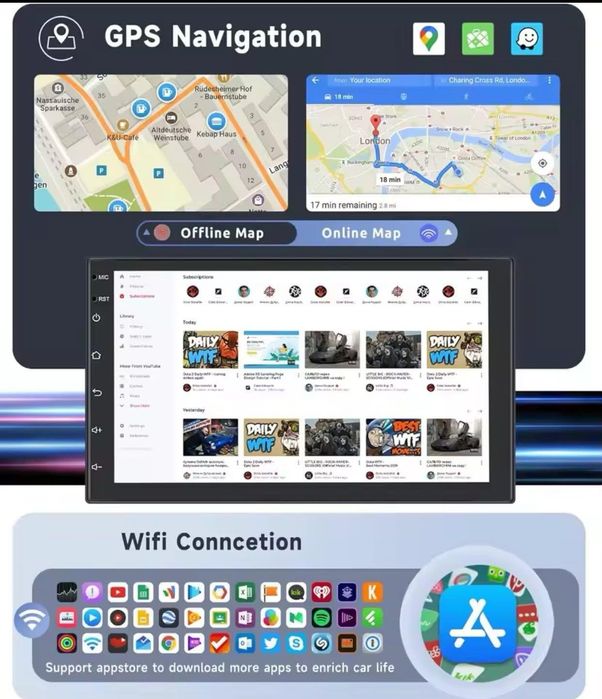 Navigatie Scania NextGen 2016-2024 Car Play/Android Auto