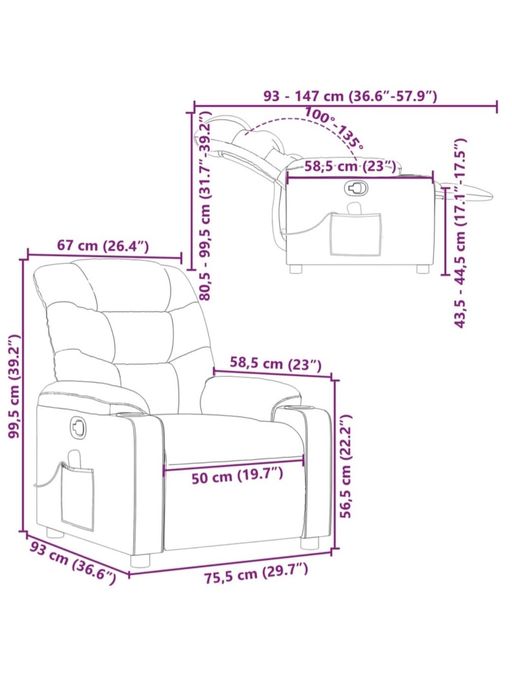 Fotoliu recliner negru masaj piele ecologica nou-nouț