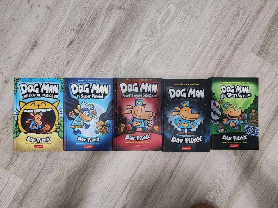 Colectie 5 carti Dog Man