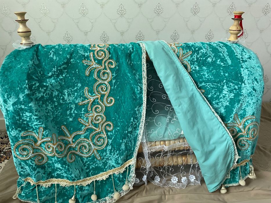 Бесік жасауымен бесик с корпешками