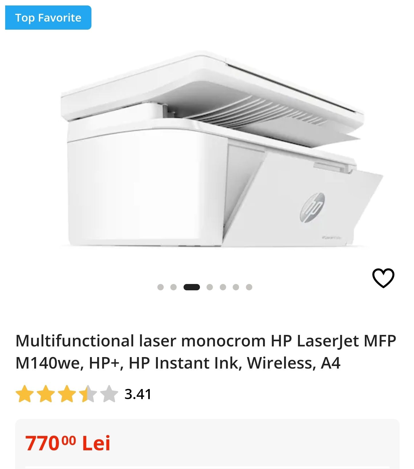 Multifunctional laser monocrom HP LaserJet MFP M140we
