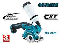 Акумулаторен циркуляр за керамика и стъкло Makita CC301DZ, 12V, 85мм