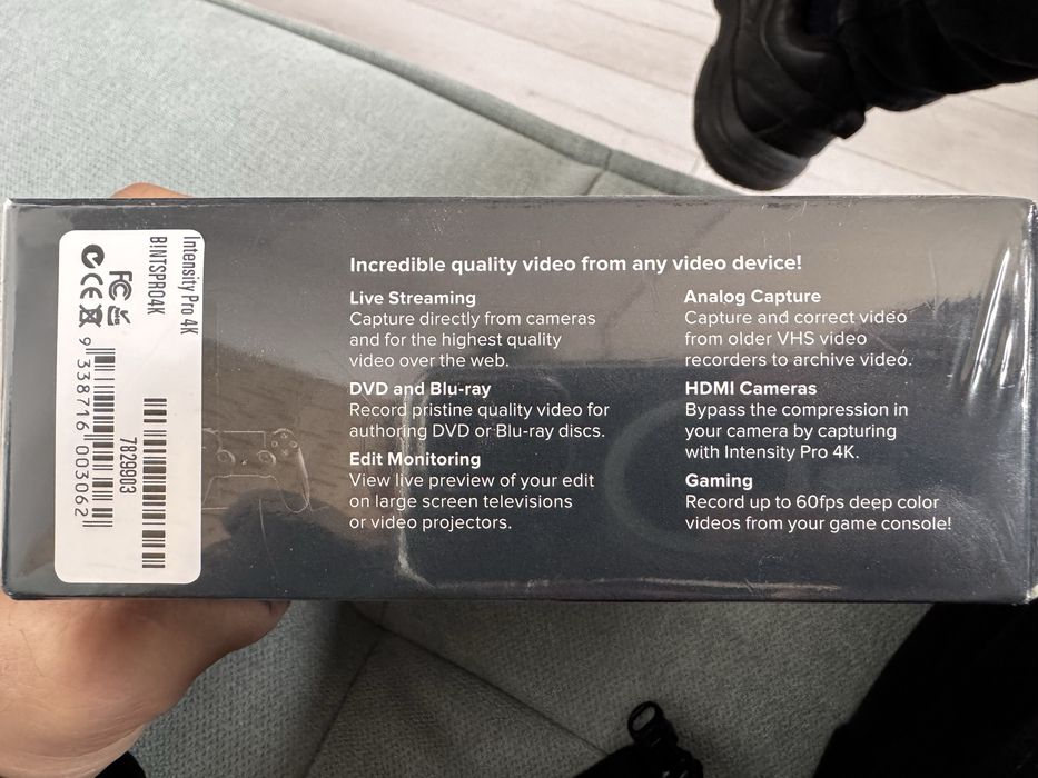 Placă de captură Blackmagic Design Intensity Pro 4K – Nouă, sigilată