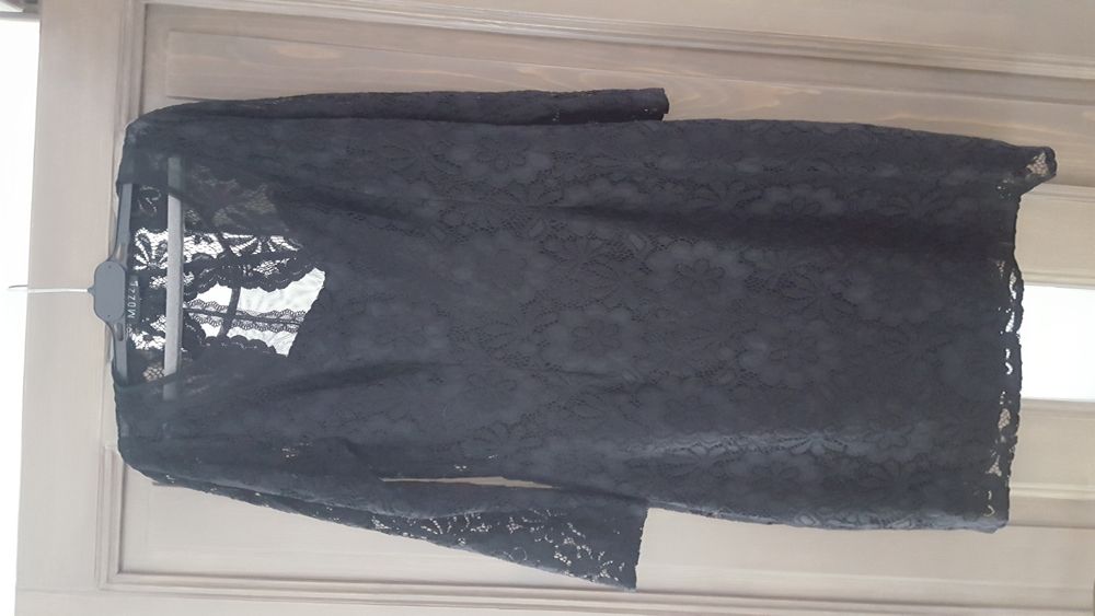 Rochie de seara dantela neagra