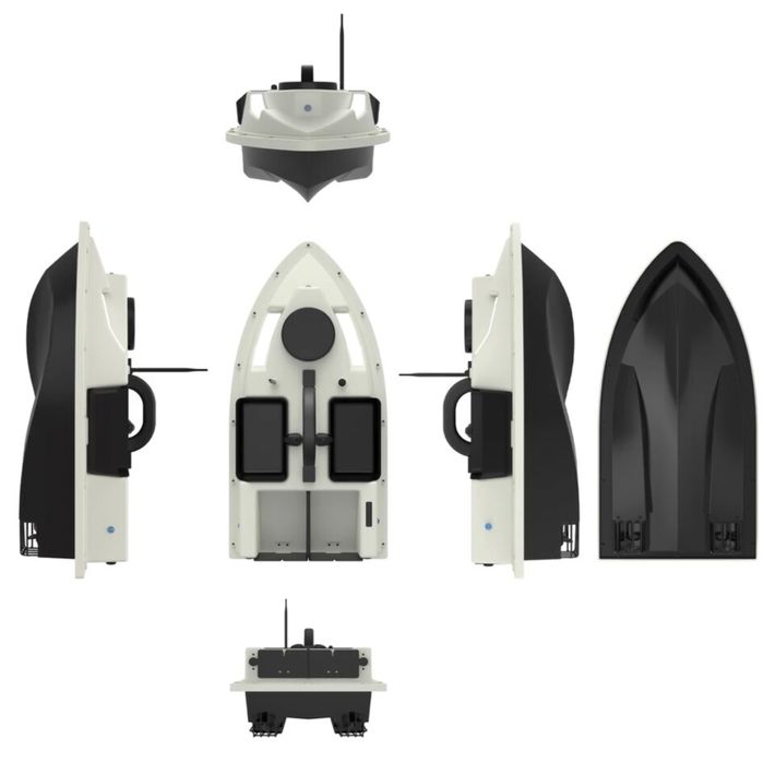 Лодка за захранка D-19 с батерия 12000 mAh ! Пълен комплект !