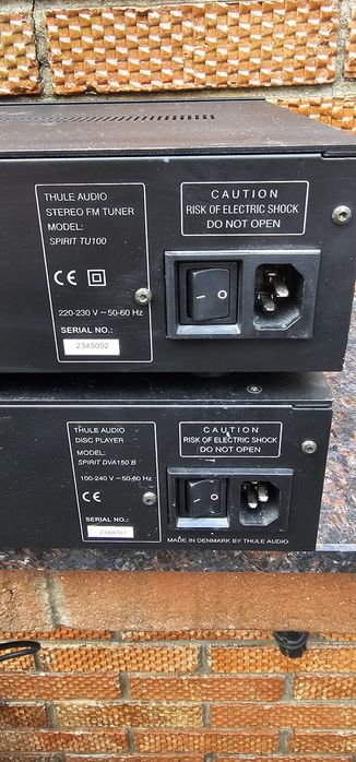 Thule cd player dva 150b  si tunner spirit tu 100