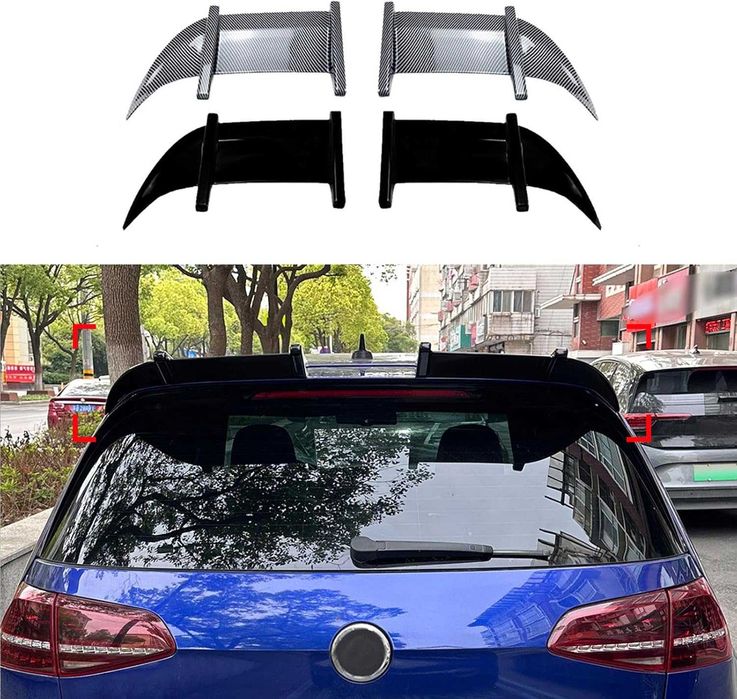Спойлер за Volkswagen VW Golf MK7 MK7.5 от две части