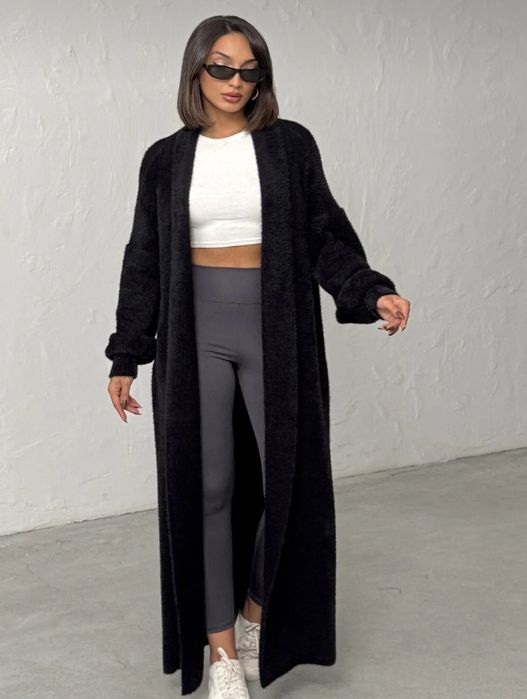 Дълги меки жилетки