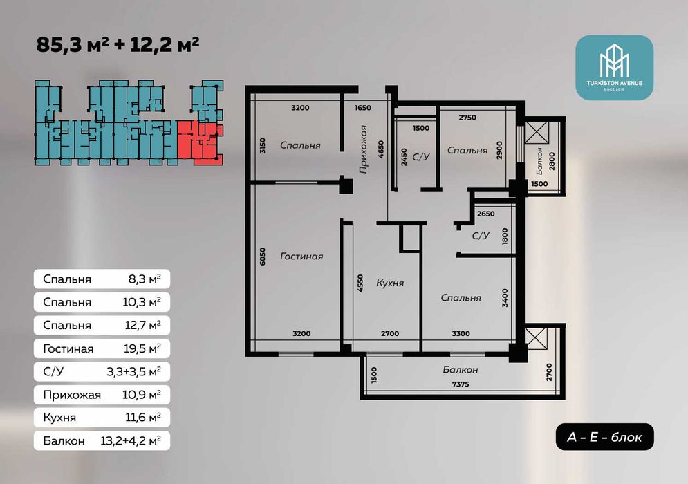 Инвестиция учун 2 хонали хонадон