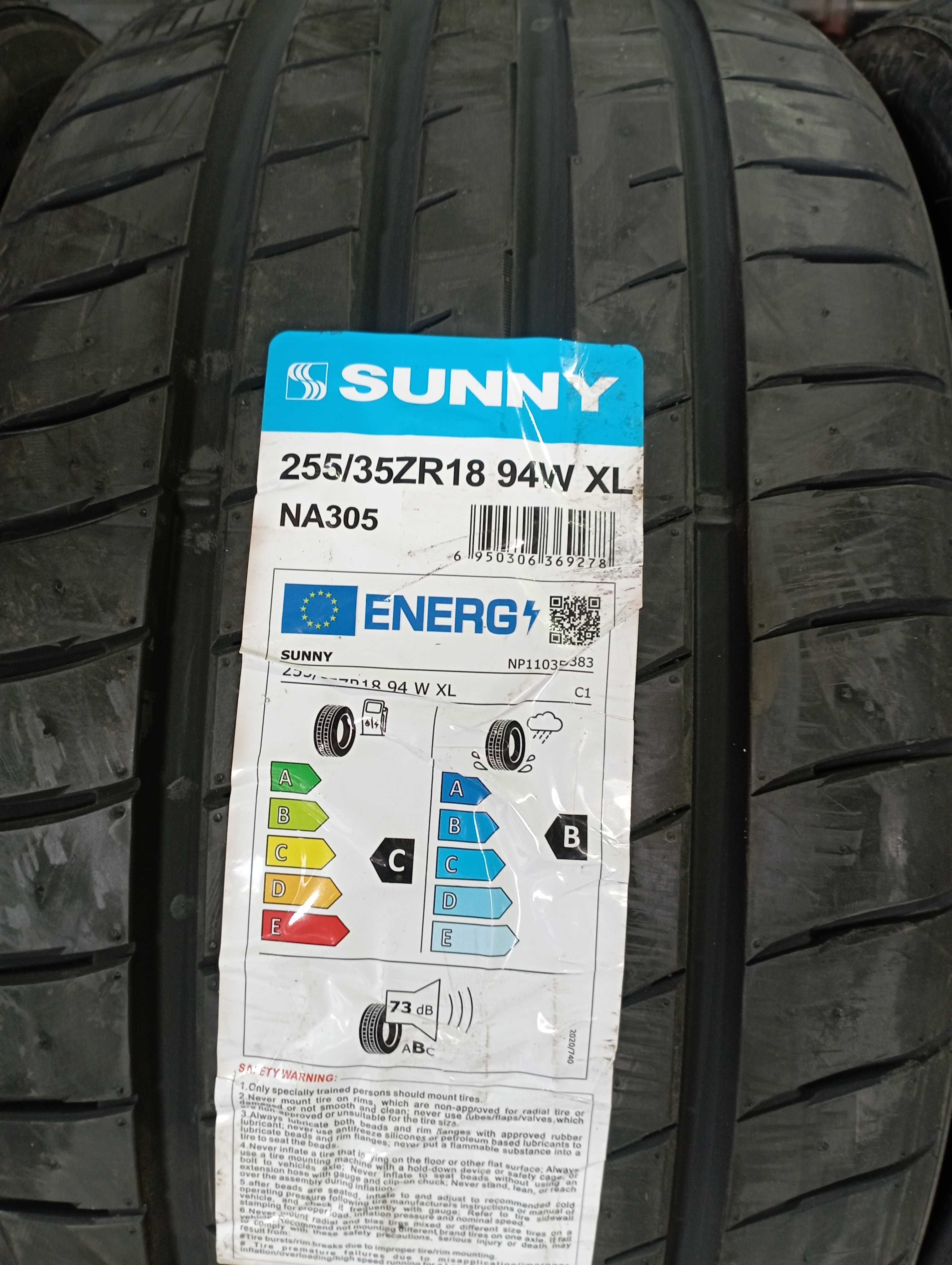Set Anvelope Sunny 255/35/18 Cu 225/40/18 (BMWSeria3) Noi De Vara