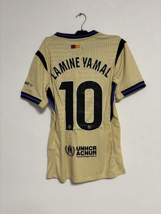 tricou fotbal jersey Barcelona Lamine Yamal 10 away 25/26