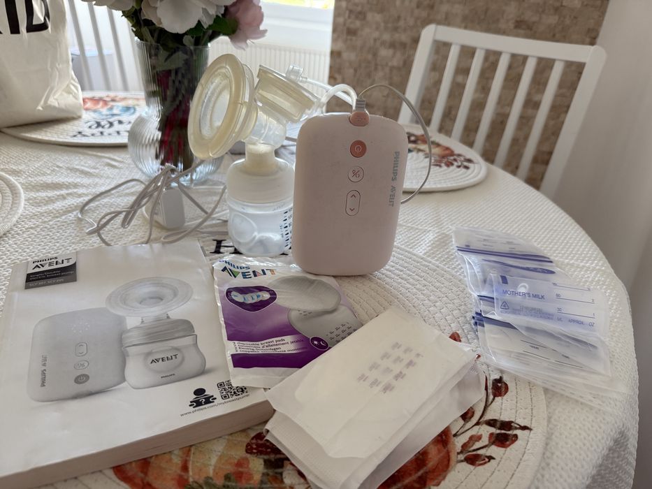 Pompă de sân Philips Avent roz – stare excelentă