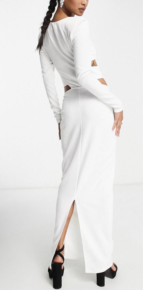 Rochie alba lunga ASOS