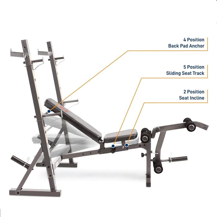 Banca multifunctionala, Zoco Body Fit®, Olympic Weight Bench, Negru