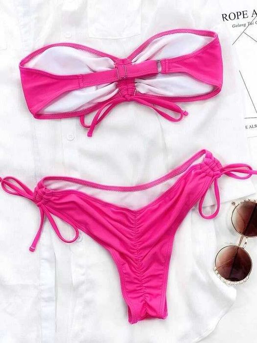 Costum de baie 2 piese, slip brazilian