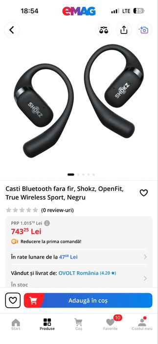 Casti shokz OPENFIT AIR