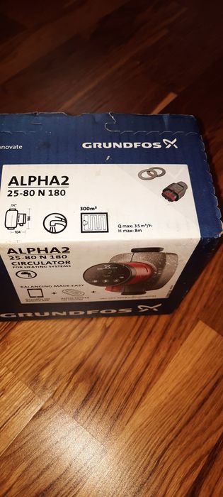 Pompă recirculare Grundfos ALPHA2 25-80 N 180 . Made in Franța