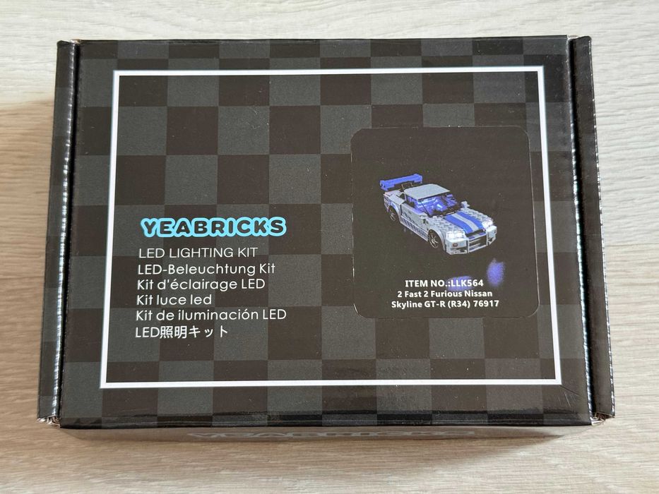 Kit lumini Lego 76917 Nissan Skyline GT-R Yeabricks LLK564