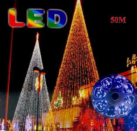 Море от светлина! Коледни LED лампички за дома, градината и витрината