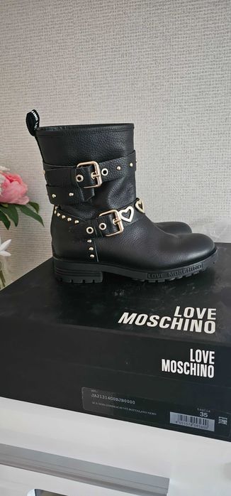 Боти Ест.кожа Love Moschino