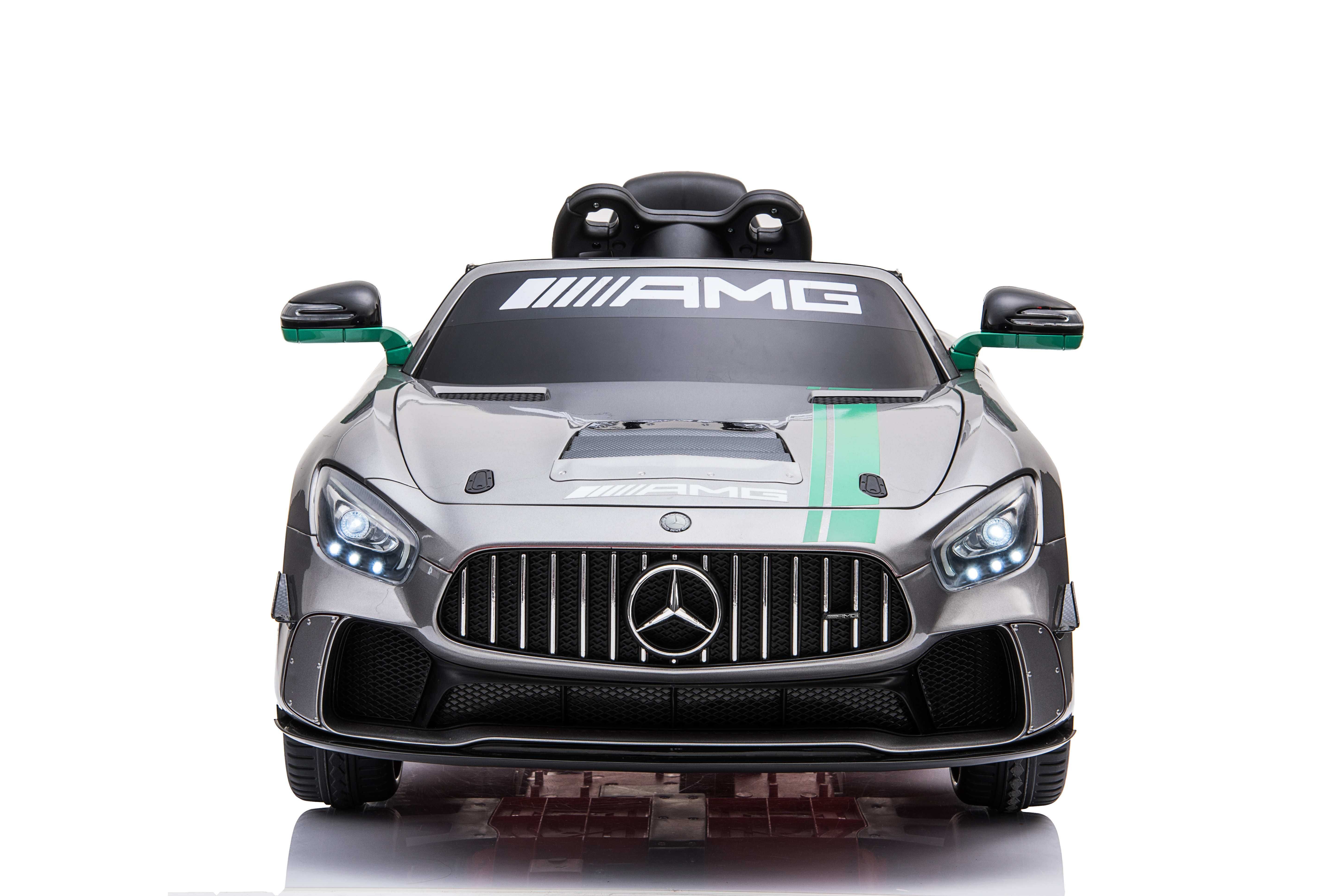 Лицензирана Акумулаторна Кола Mercedes GT4 EVO, 100W, 12V/7Ah