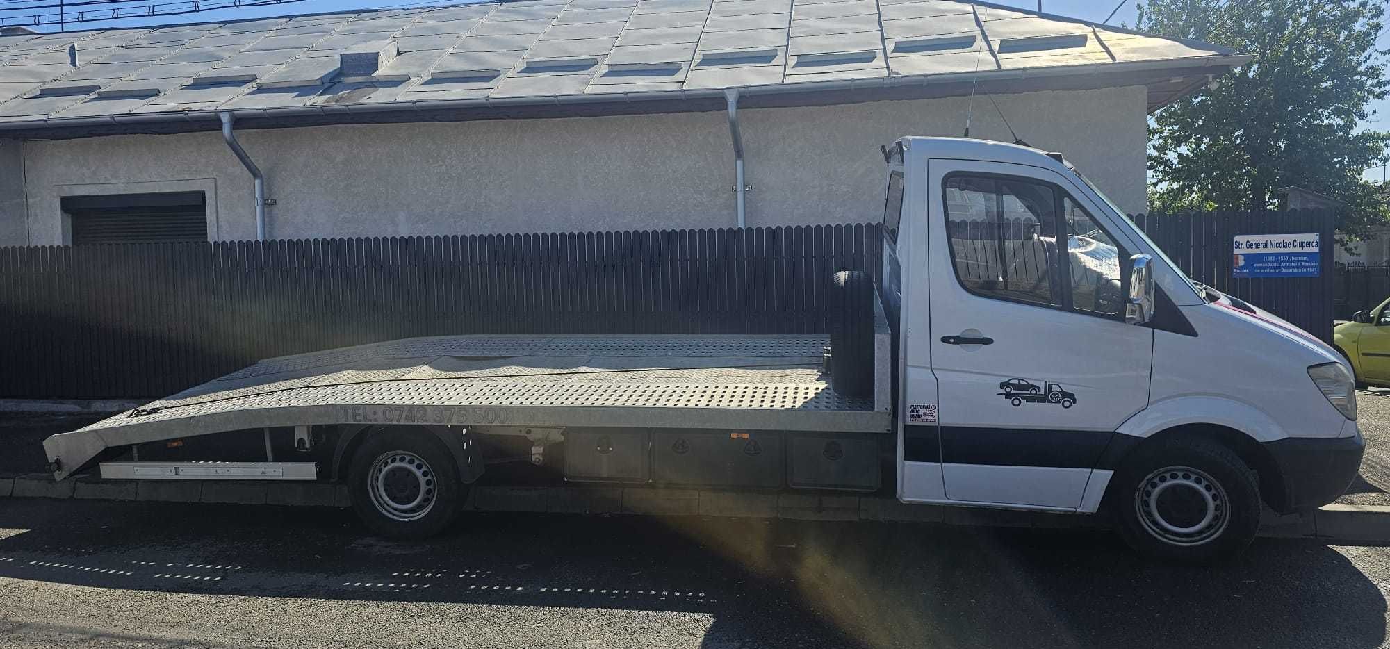 Tractari auto  24-7 BUZAU, Platforma auto, dube , turisme , tractoare