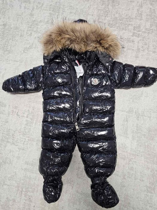 Бебешки детски ескимос с естествен пух 9-12м