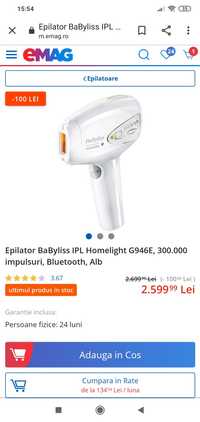 Epilator ipl babyliss