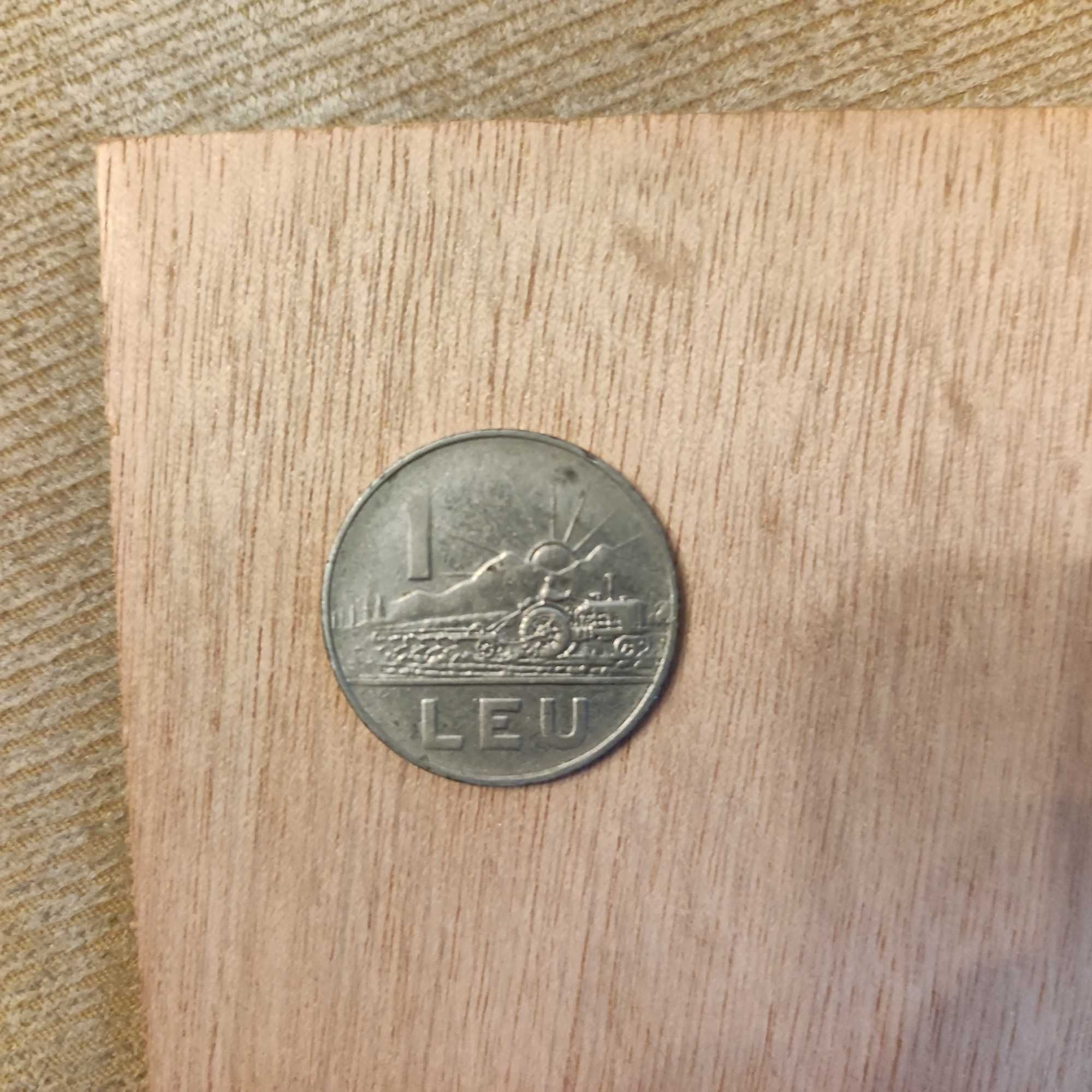 Vand monede pentru colectie 1 Leu 1966