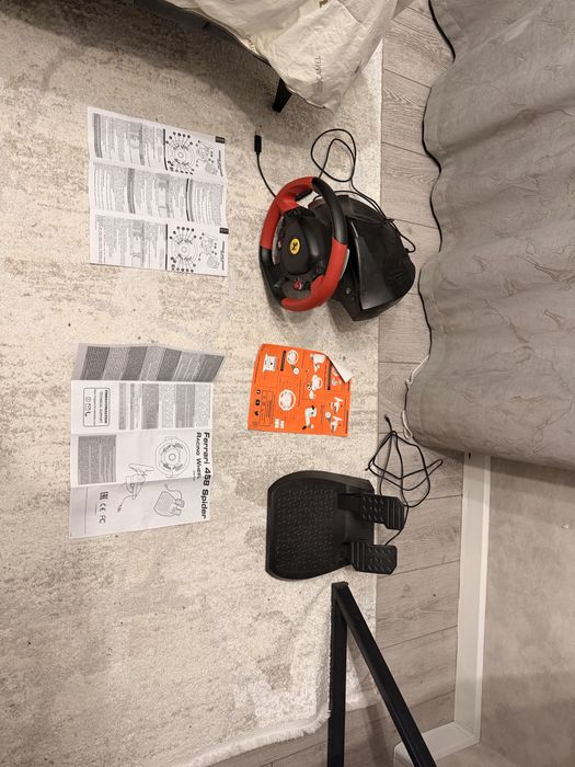 Игровой руль thrumaster ferrari 458 spider